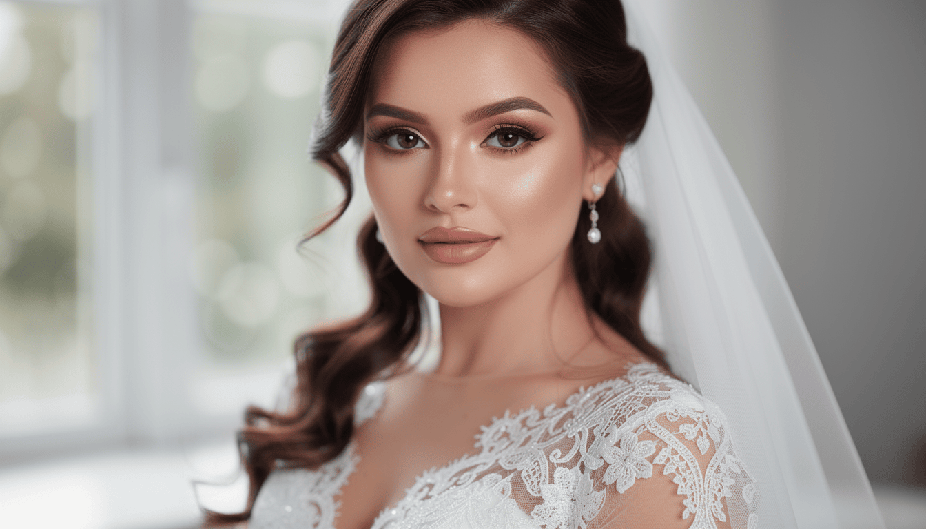 maquillage pour mariée brune