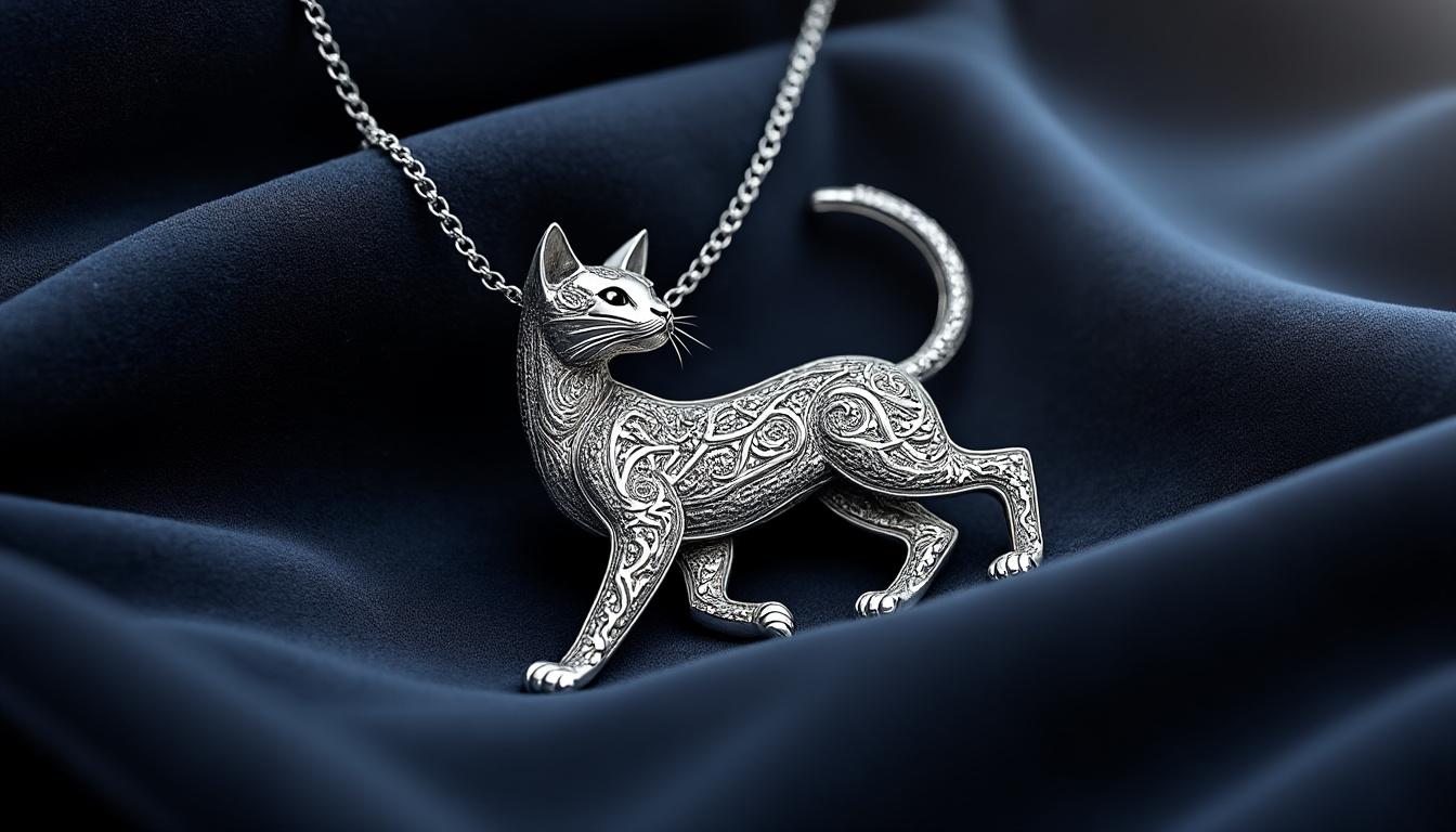 découvrez l'histoire fascinante et la symbolique du collier avec un chat pour femme. un bijou qui allie élégance et signification profonde, reflet de la connexion entre la féline et la féminité, tout en révélant les traditions et les croyances qui lui sont associées. plongez dans l'univers enchanteur des chats et de leur place unique dans la mode et la culture.