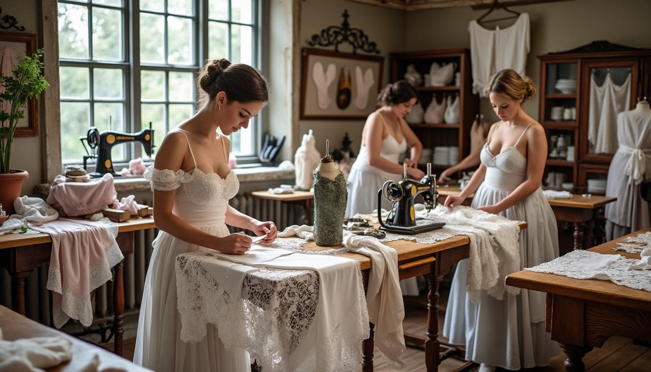 découvrez maison lejaby, la référence de la lingerie fine haut de gamme. alliant savoir-faire artisanal et élégance contemporaine, nos collections incarnent la fusion parfaite entre l'art et la mode.