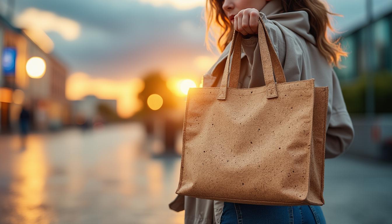 découvrez le cabas en liège naturel, l'accessoire éco-responsable qui allie praticité et élégance pour vos courses. optez pour un geste chic et durable au quotidien !