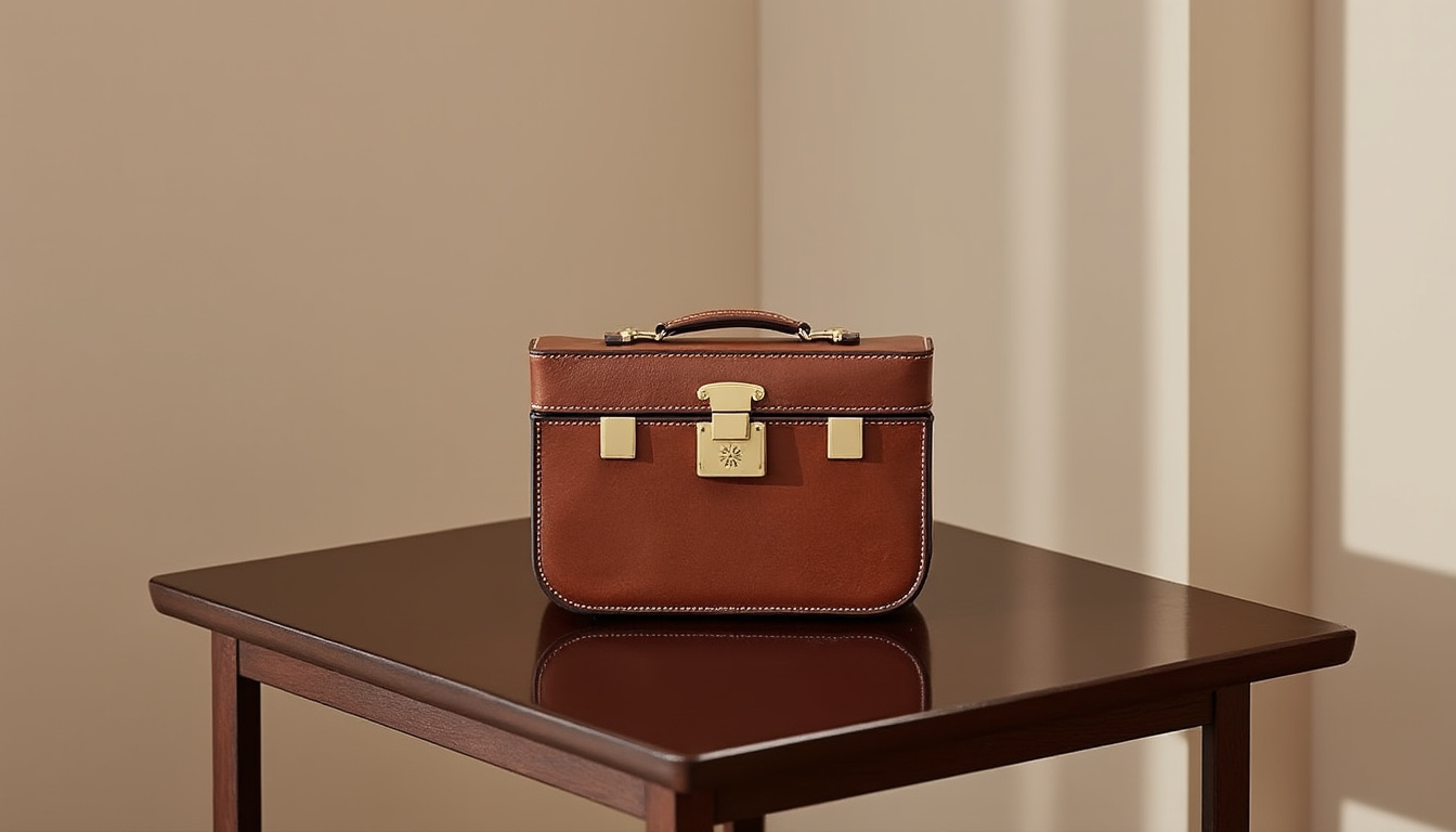 découvrez le mini trunk de mark cross, l’accessoire parfait alliant élégance intemporelle et praticité moderne pour sublimer tous vos looks.