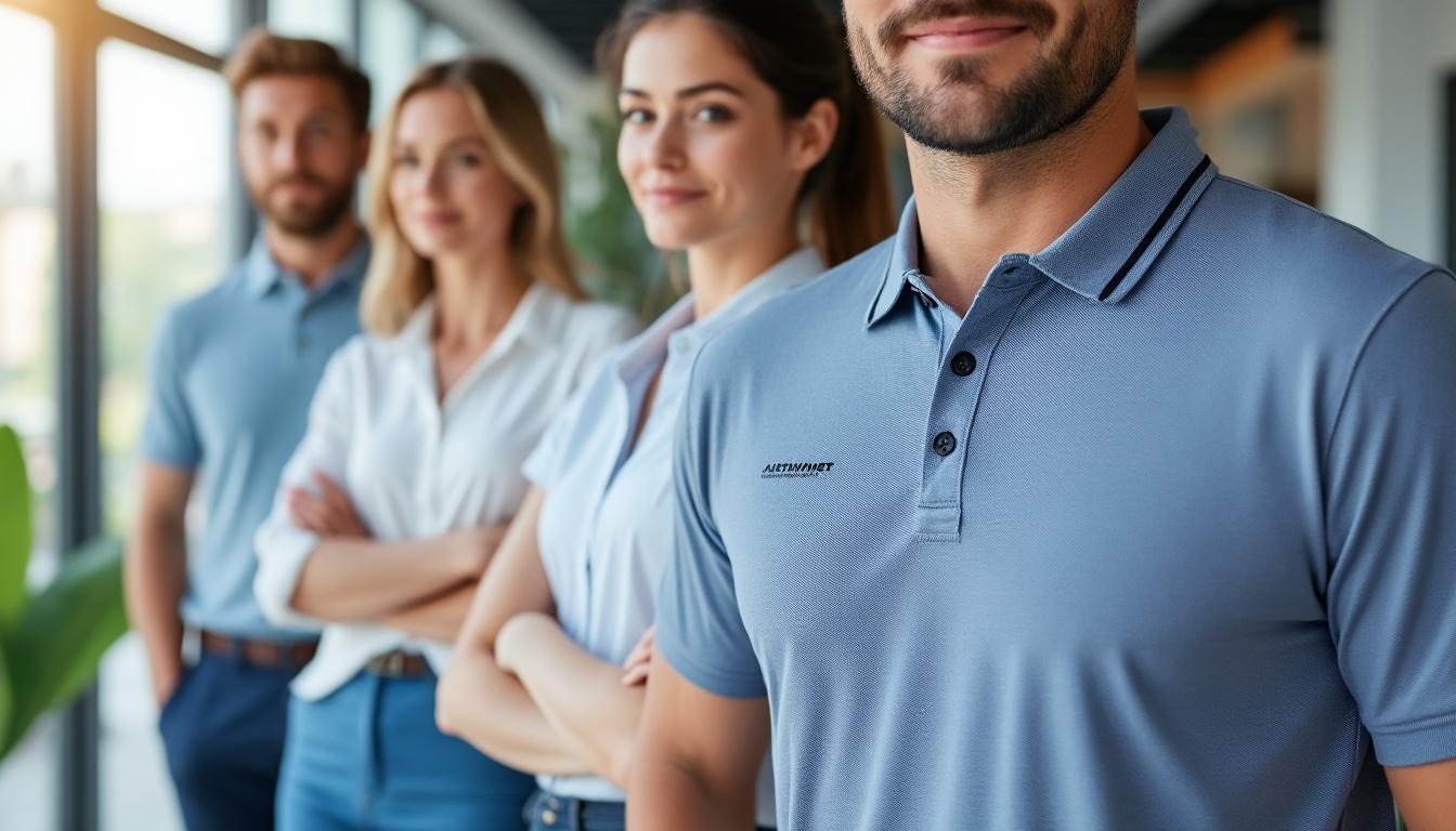 découvrez comment un polo personnalisé en ligne avec votre logo peut renforcer votre image de marque et séduire vos clients.