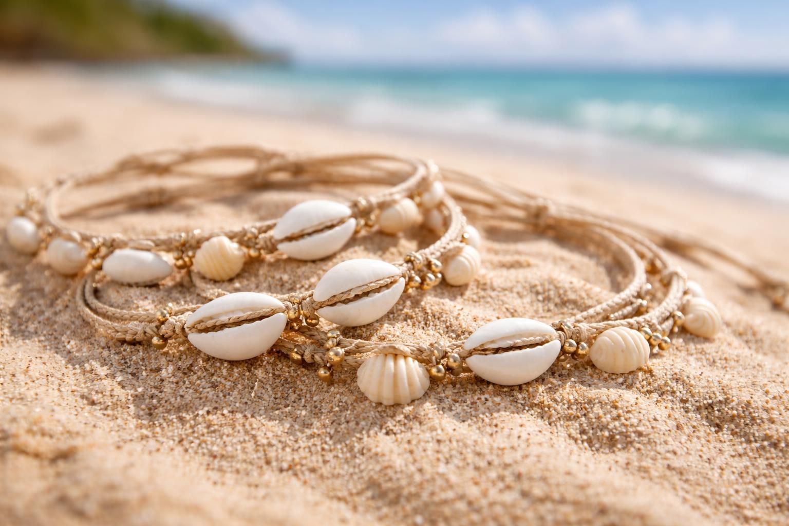 découvrez nos bracelets de cheville coquillage, parfaits pour adopter un style marin authentique et estival. sublimez votre look avec une touche naturelle et tendance.