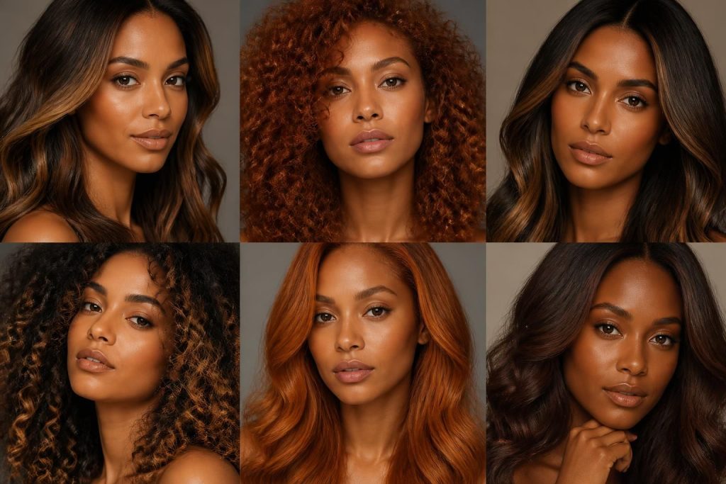 découvrez des idées de coloration de cheveux parfaites pour les peaux métisses, inspirées par les looks de célébrités tendances.